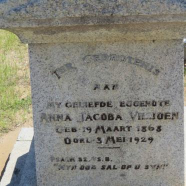 VILJOEN Anna Jacoba 1868-1929
