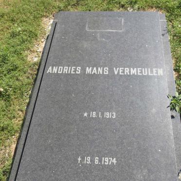 VERMEULEN Andries Mans 1913-1974