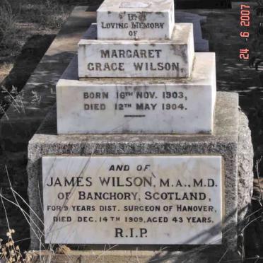 WILSON James -1909 :: WILSON Margaret Grace 1903-1904