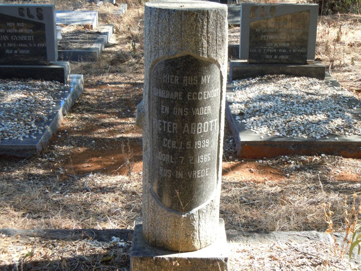 ABBOTT Pieter 1939-1966
