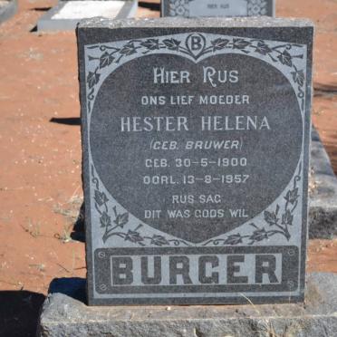 BURGER Hester Helena nee BRUWER 1900-1957