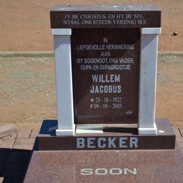 BECKER Willem Jacobus 1922-2003