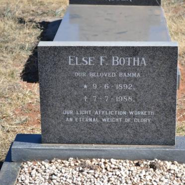 BOTHA Else F. 1892-1988