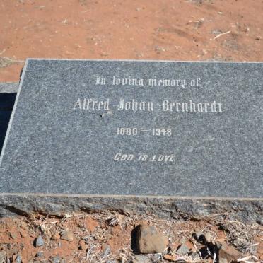 BERNHARDT Alfred Johan 1888-1948
