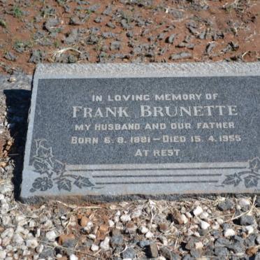 BRUNETTE Frank 1881-1955