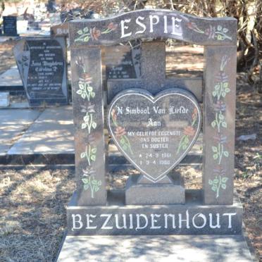 BEZUIDENHOUT Espie 1961-1988