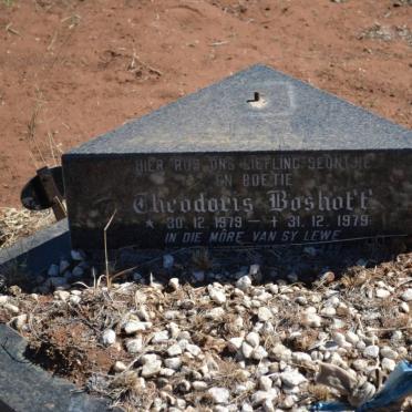 BOSHOFF Theodorus 1979-1979
