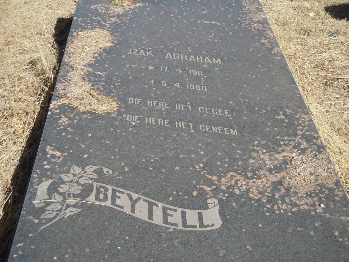 BEYTELL Izak Abraham 1911-1980