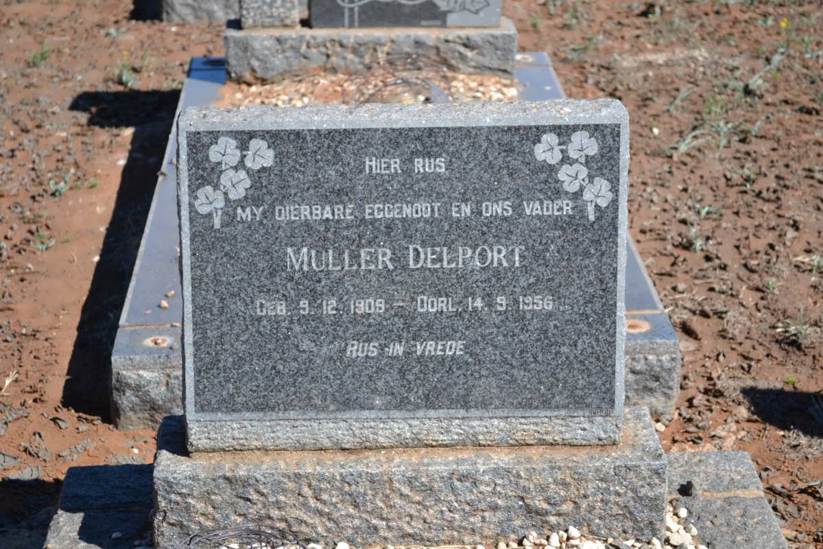DELPORT Muller 1909-1956