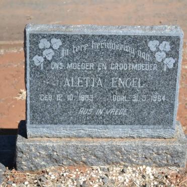 ENGEL Aletta 1883-1964