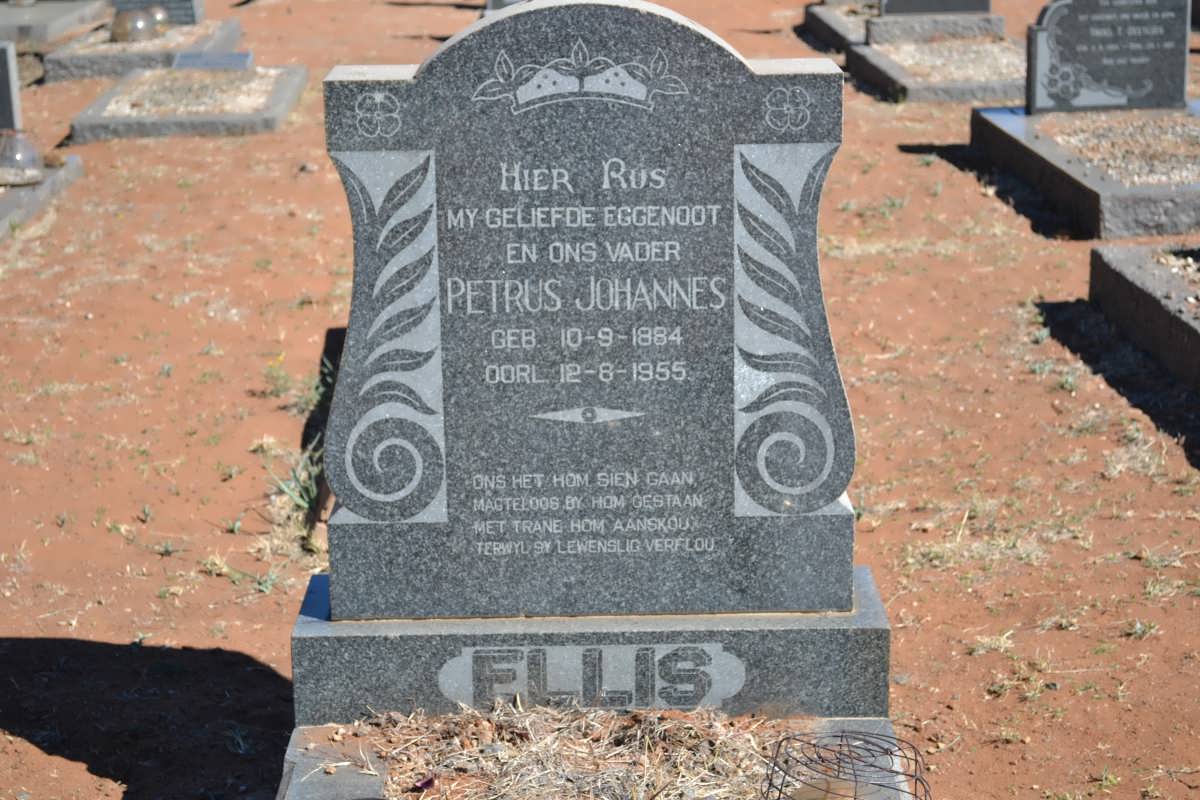 ELLIS Petrus Johannes 1884-1955