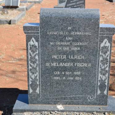 FISCHER Pieter Ulrich de Melander 1889-1954