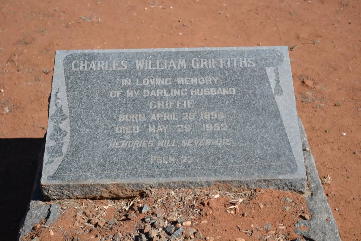 GRIFFITHS Charles William 1896-1952