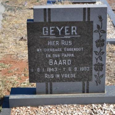 GEYER Baard 1942-1993