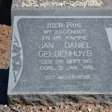 GELDENHUYS Jan Daniel 1913-1951