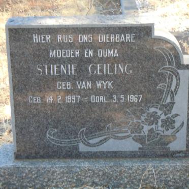 GEILING Stienie nee VAN WYK 1897-1967