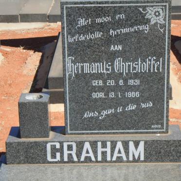 GRAHAM Hermanus Christoffel 1931-1986