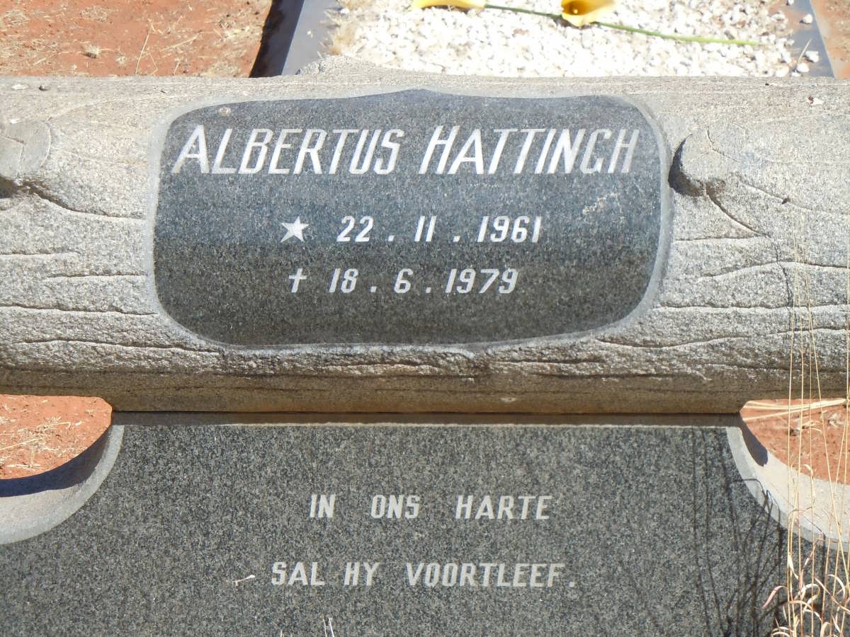 HATTINGH Albertus 1961-1979