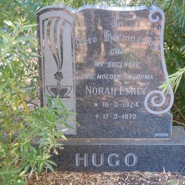 HUGO Norah Emily 1924-1972