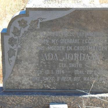 JORDAAN Ada nee SMITH 1914-1967