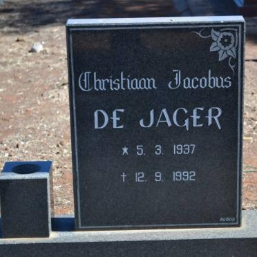 JAGER Christiaan Jacobus, de 1937-1992