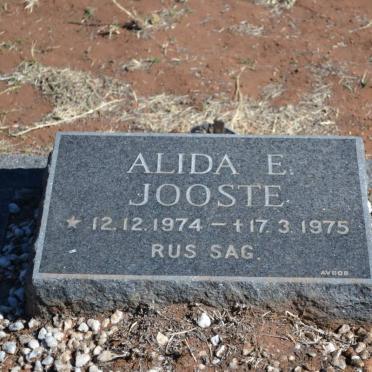 JOOSTE Alida E. 1974-1975