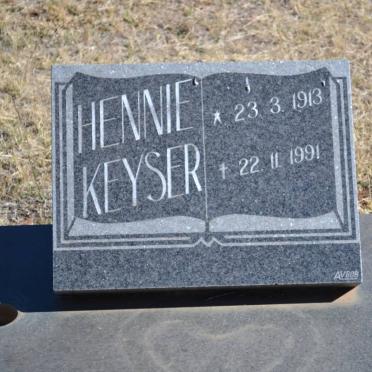 KEYSER Hennie 1913-1991