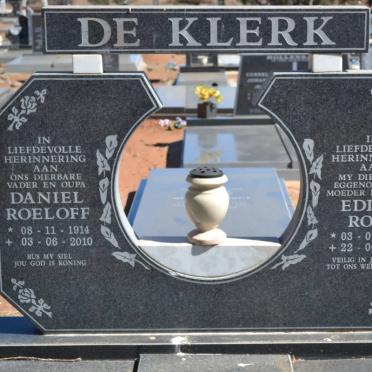 KLERK Daniel Roeloff, de 1914-2010 &amp; Edith Rose 1915-1998