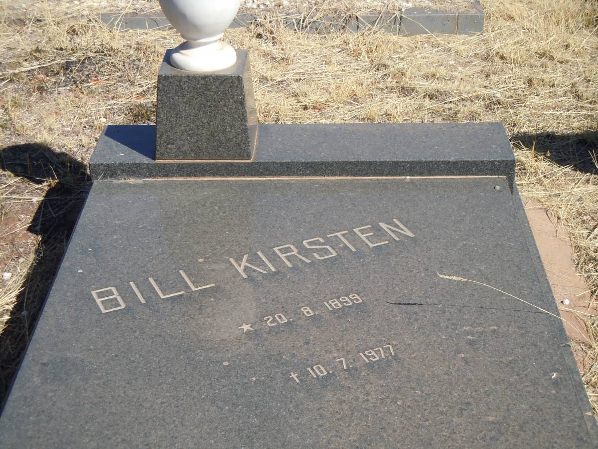 KIRSTEN Bill 1899-1977