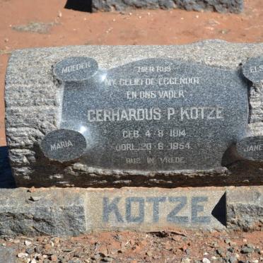 KOTZE Gerhardus P. 1914-1954