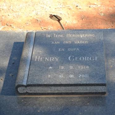 KOTZEE Henry George 1914-2001 &amp; Christina Alida 1919-1994