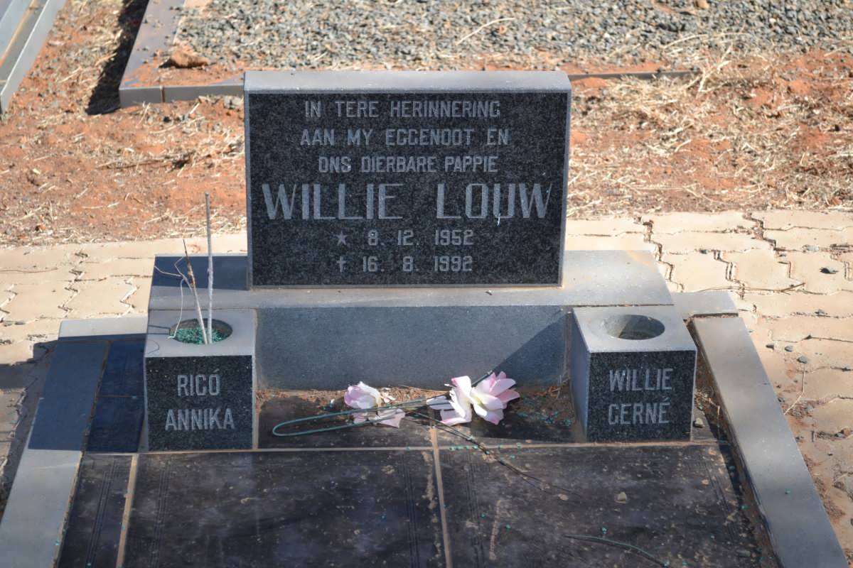 LOUW Willie 1952-1992