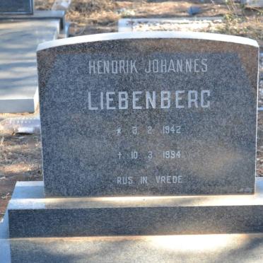 LIEBENBERG Hendrik Johannes 1942-1994