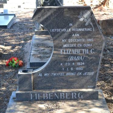 LIEBENBERG Elizabeth C. 1934-1990