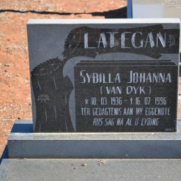 LATEGAN Sybilla Johanna nee VAN DYK 1936-1996