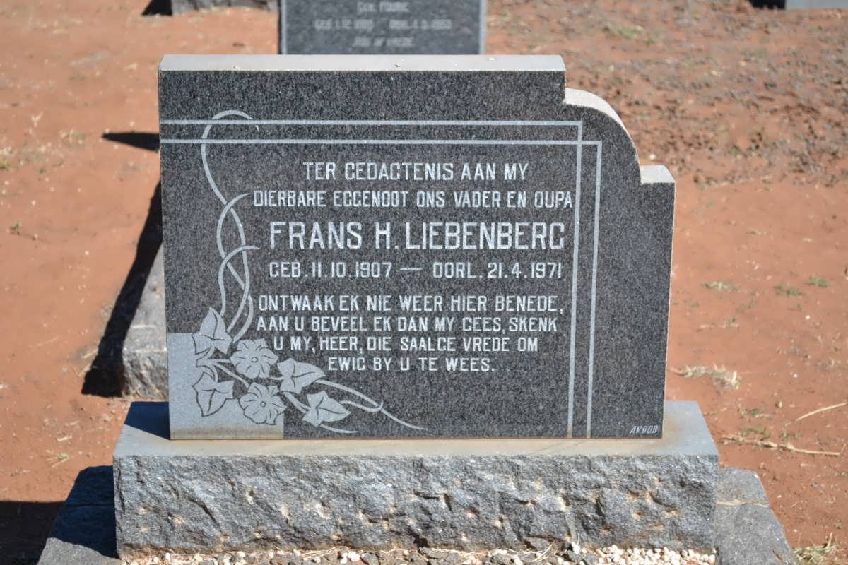 LIEBENBERG Frans H. 1907-1971