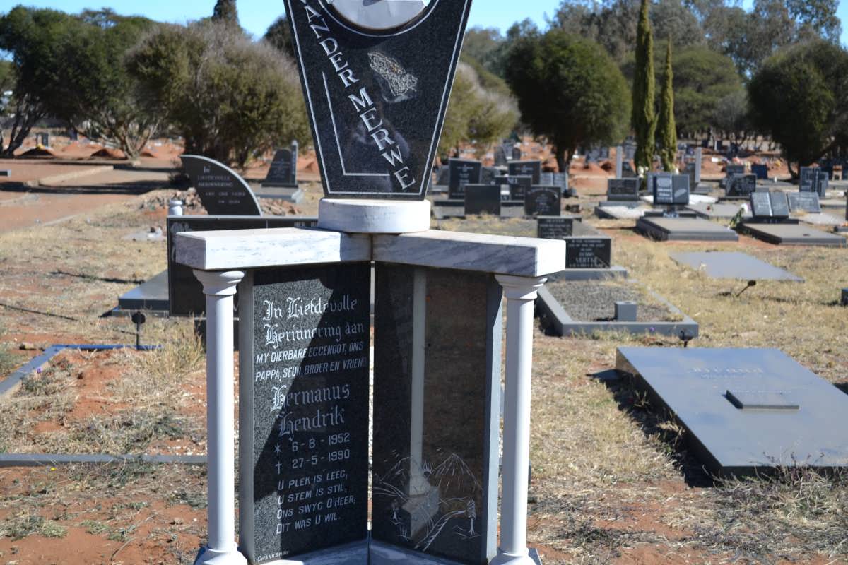 MERWE Hermanus Hendrik, van der 1952-1990