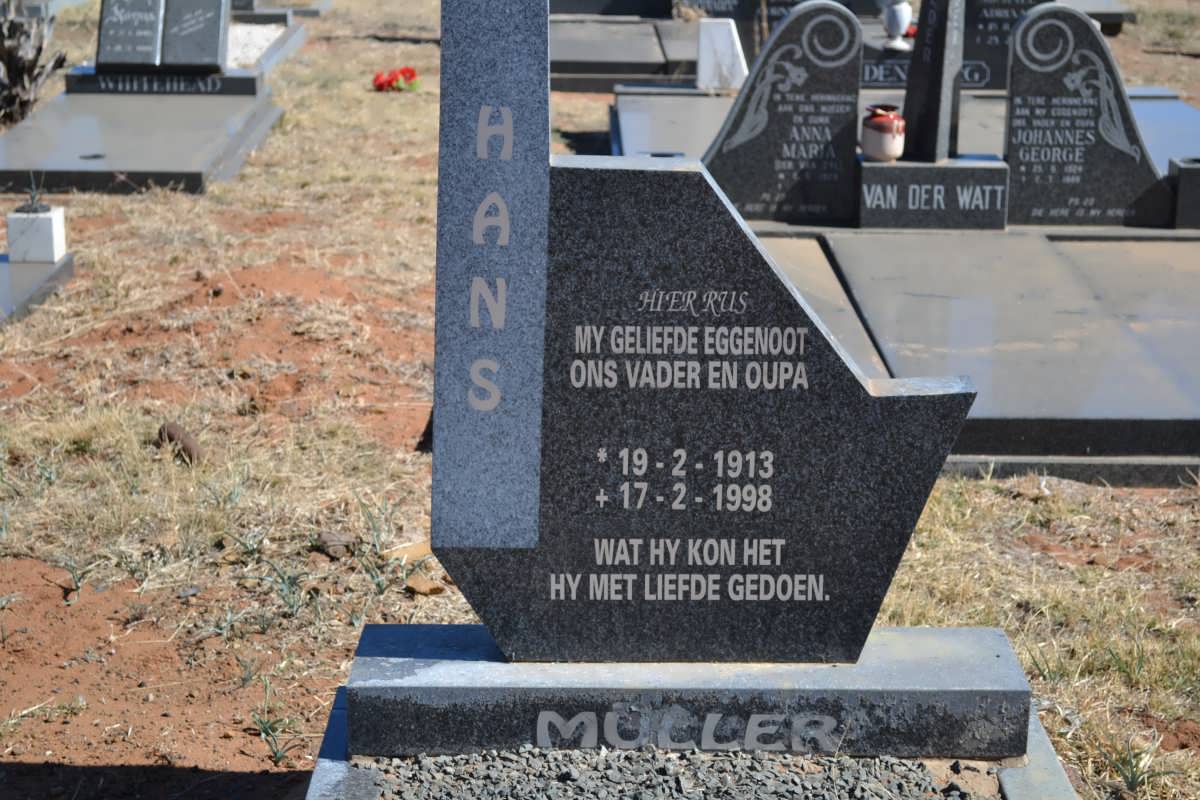 MULLER Hans 1913-1998