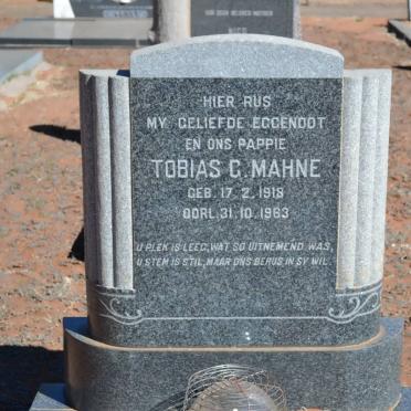 MAHNE Tobias G. 1918-1963