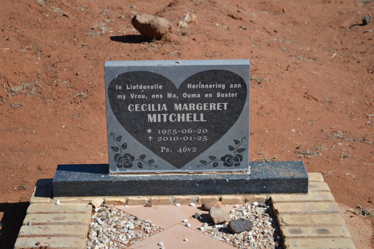 MITCHELL Cecilia Margeret 1955-2010