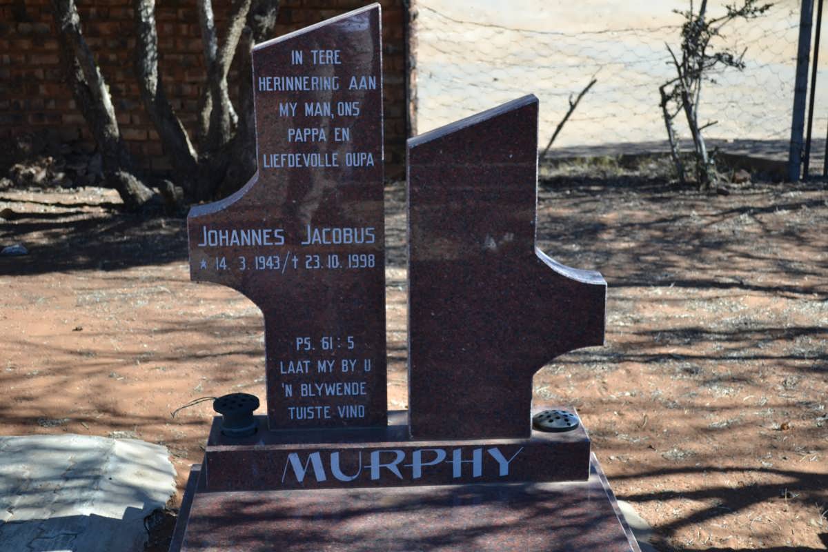 MURPHY Johannes Jacobus 1943-1998