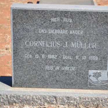 MULLER Cornelius J. 1882-1968