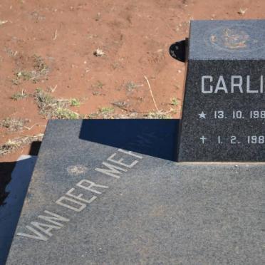 MERWE Carli, van der 1981-1983