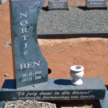 NORTJE Ben 1965-2001