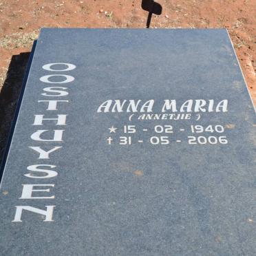 OOSTHUYSEN Anna Maria 1940-2006