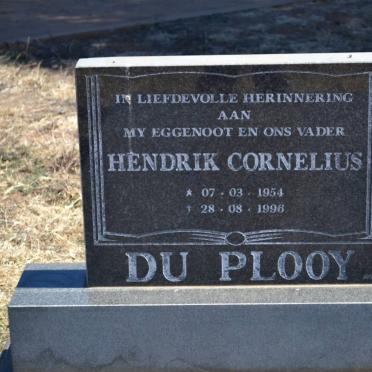 PLOOY Hendrik Cornelius, du 1954-1996