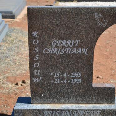 ROSSOUW Gerrit Christiaan 1955-1999