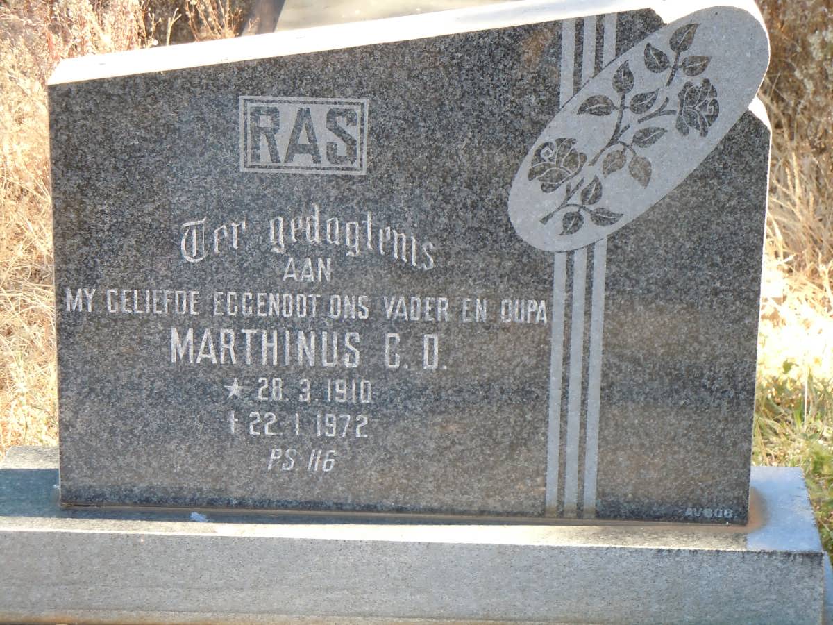 RAS Marthinus C.D. 1910-1972