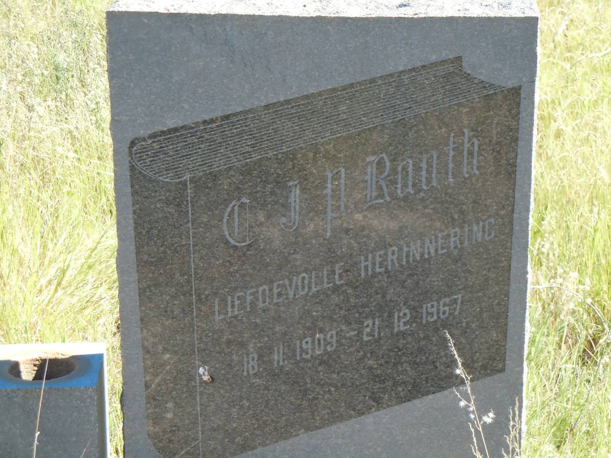 RAATH C.J.P. 1909-1967