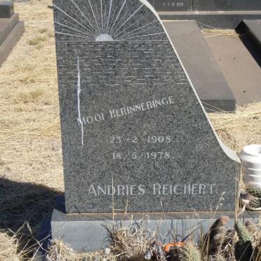 REICHERT Andries 1908-1978